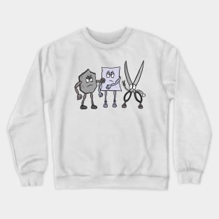 rock, paper and scissors Crewneck Sweatshirt